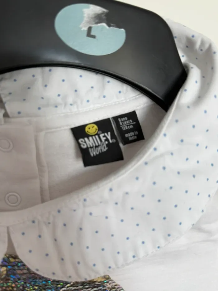 TEE shirt smiley sequins magiques - photo numéro 3