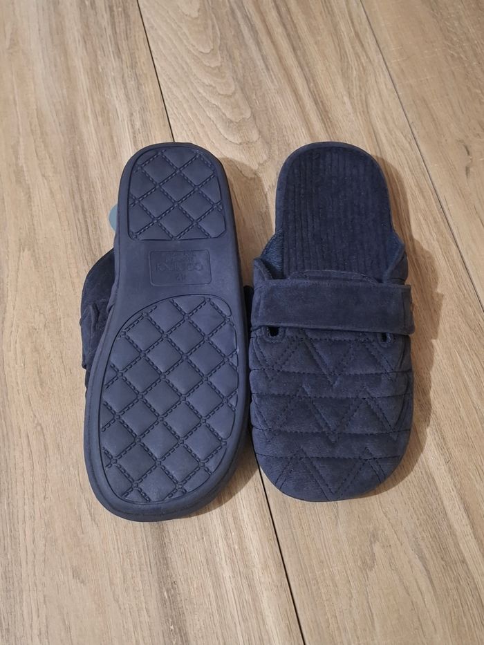 Pantoufles Chaussons Mixte bleu marine - photo numéro 4