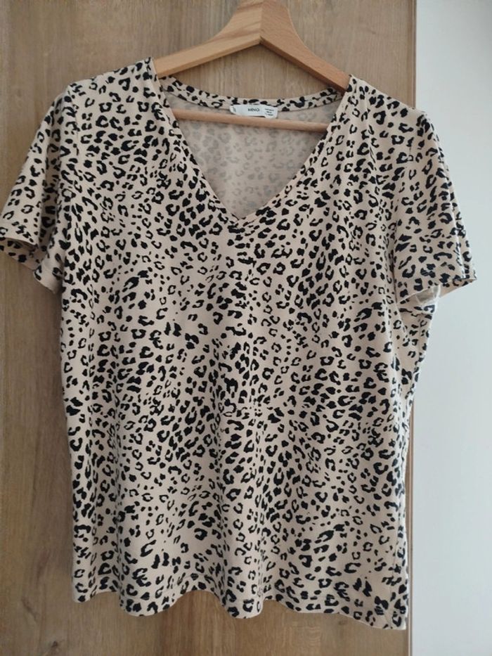 T-shirt imprimé léopard