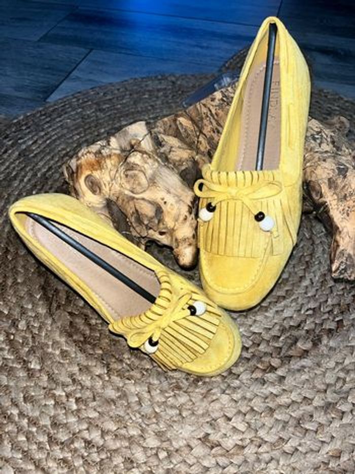 Mocassins jaune