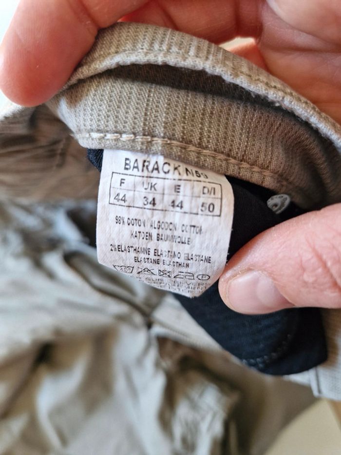 Superbe pantalon femme-barack-taille 44 -beige - photo numéro 3