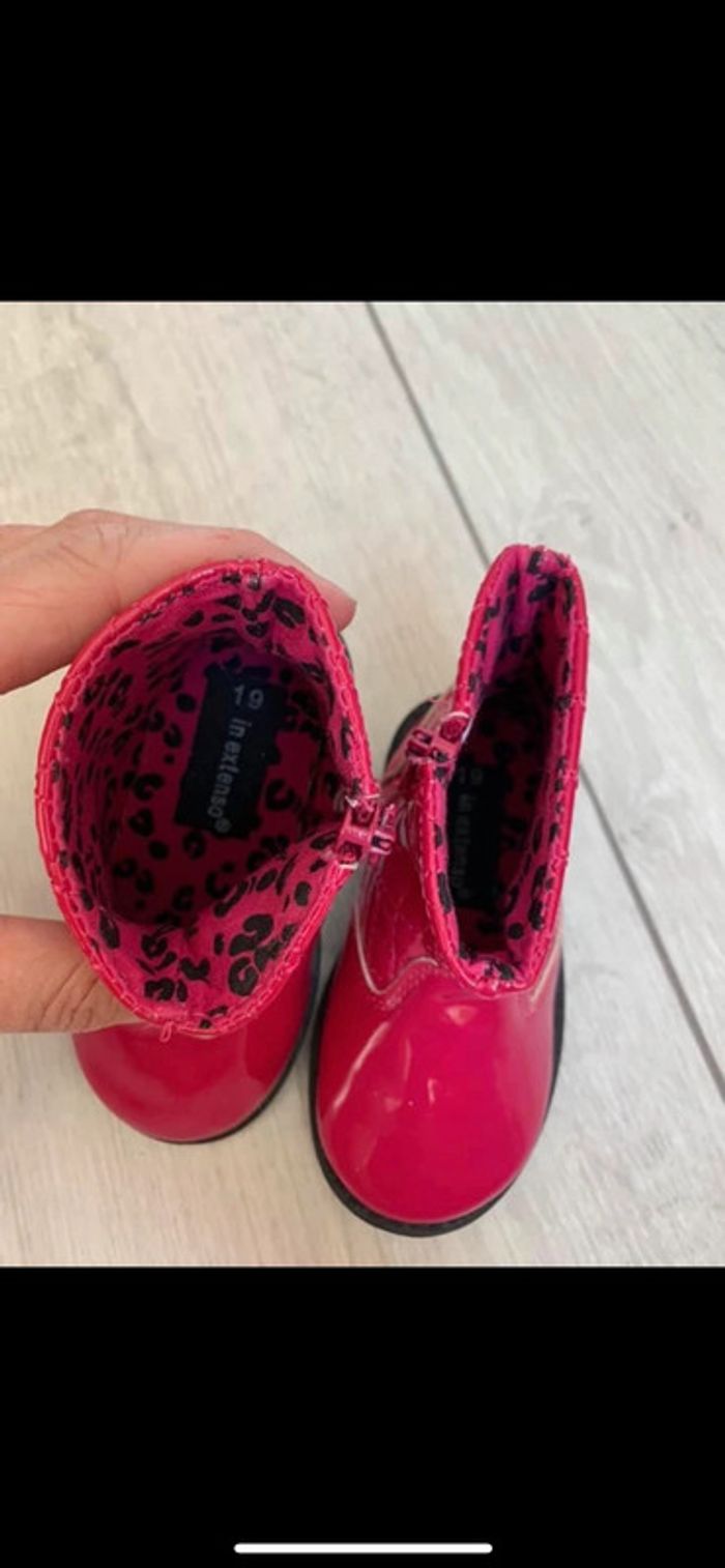 Bottine vernis rose - photo numéro 3