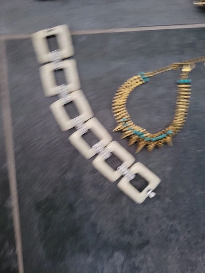 Lot de bracelets pour femme clou acier vintage - photo numéro 2