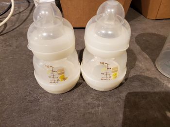 2 Biberon mam 120ml et 2 verres tigex