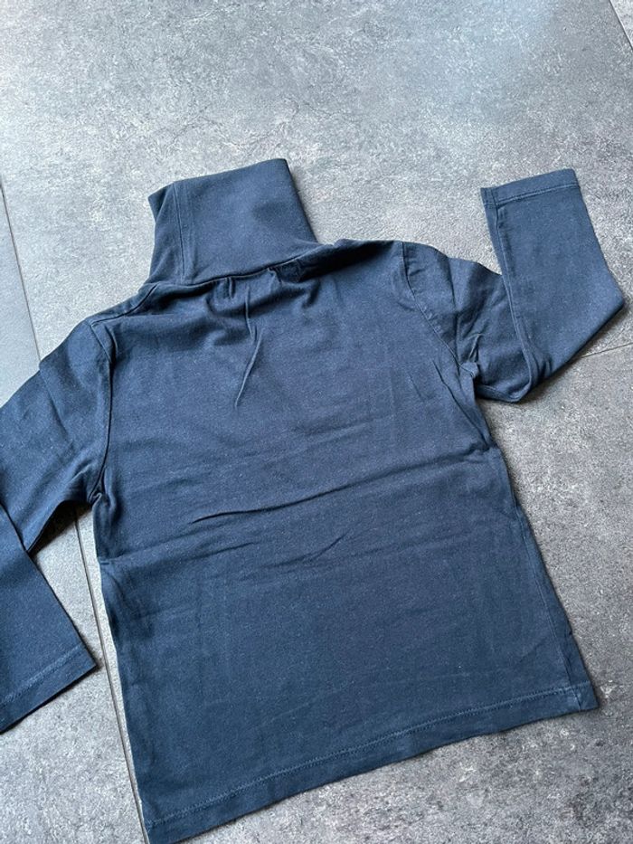 Sous pull Col roulé bleu marine Zara 5 ans - photo numéro 2