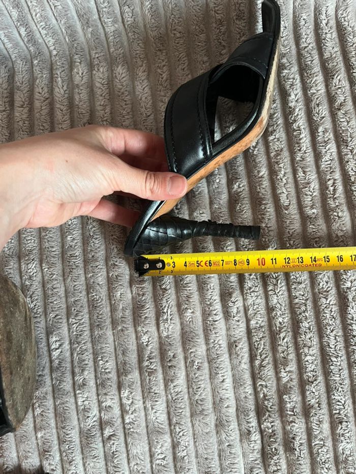 Mules noires - Yves saint Laurent - 37,5 - photo numéro 14