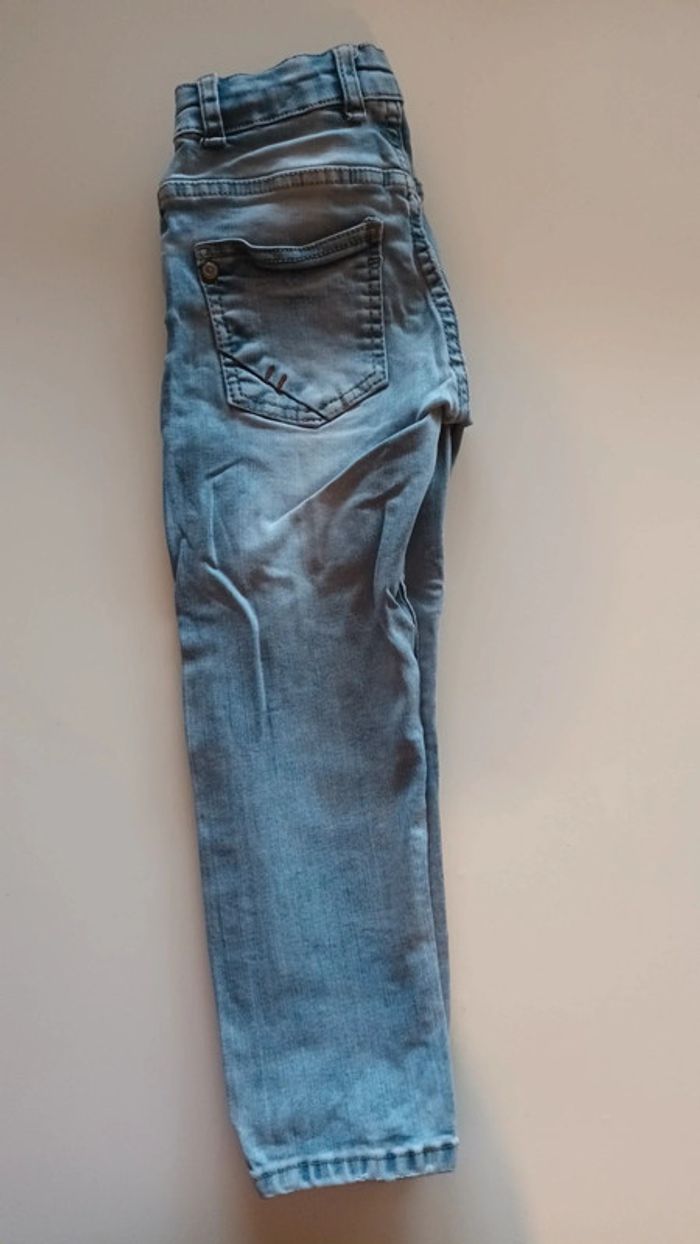 Pantalon garçon jeans bleu 5 ans - photo numéro 2