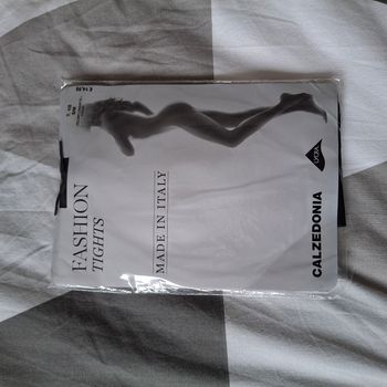 Collant noir sexy en lycra - Taille S-M - Neuf - Calzedonia