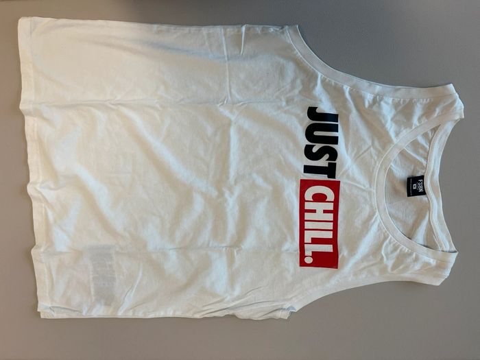 Débardeur, homme blanc taille M marque FSBN - photo numéro 2