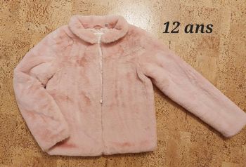 Veste fourrure douce Taille 12 ans