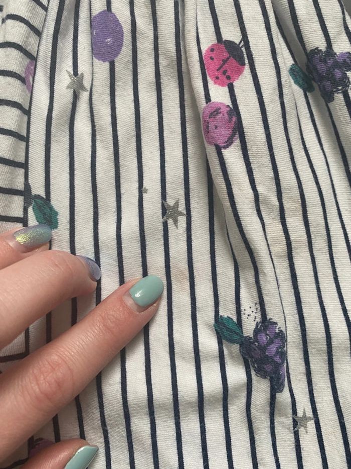 Robe en coton marinière à rayure - photo numéro 2
