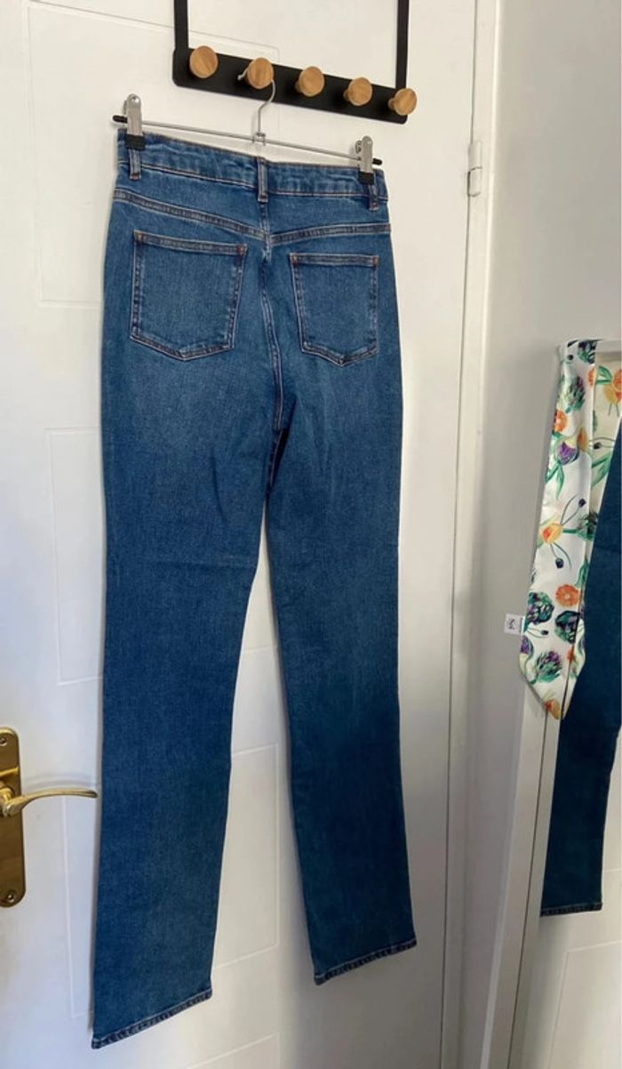Jean droit bleu Zapa JS Straight en coton Taille M - photo numéro 2