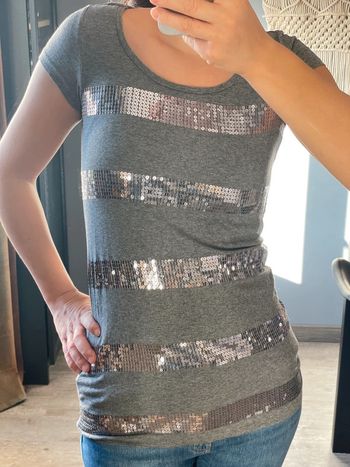 T-shirt à sequins