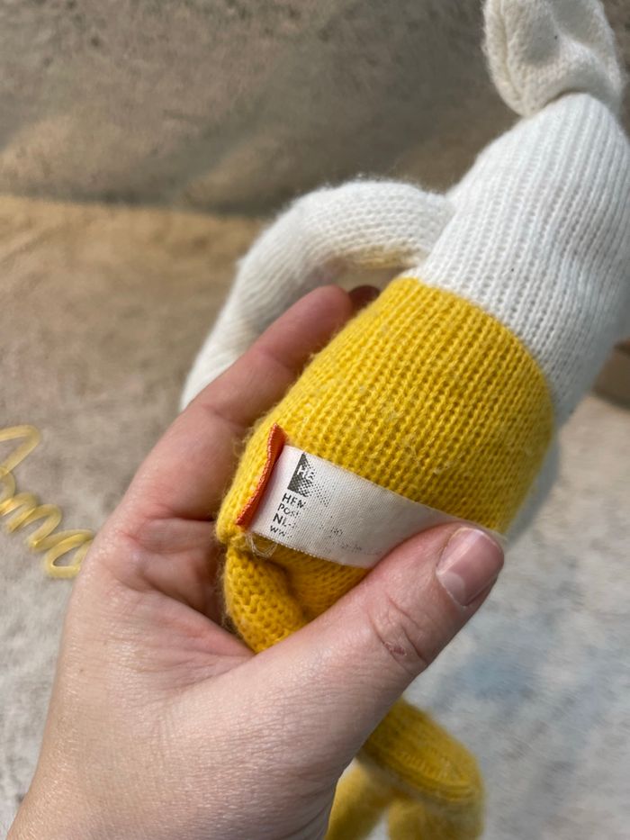 Doudou / peluche souris en laine tricote - Hema - photo numéro 6