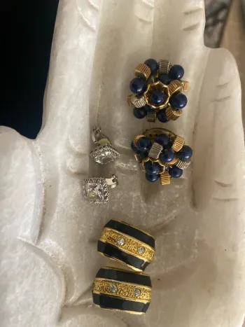 Boucle d’oreille à clip vintage