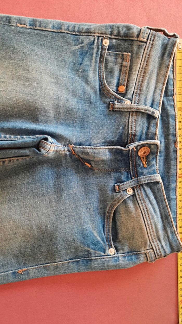Jean bleu clair H&M Taille 32 - photo numéro 4