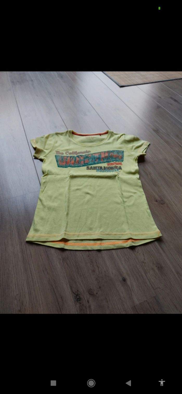 T-shirt jaune esprit 12 13 ans