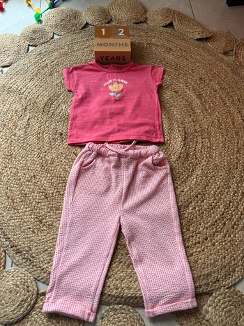 Ensemble fille été 12 mois