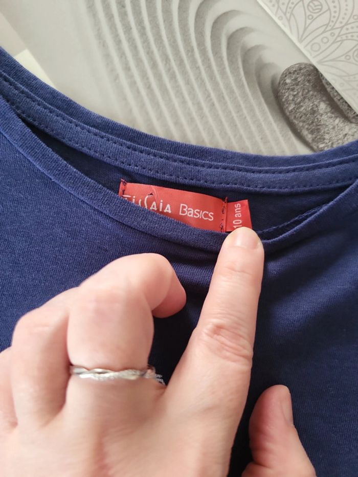 Tee-shirt manches 3/4 10 ans - photo numéro 2