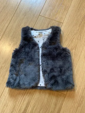 12-18 mois gilet fausse fourrure H&M