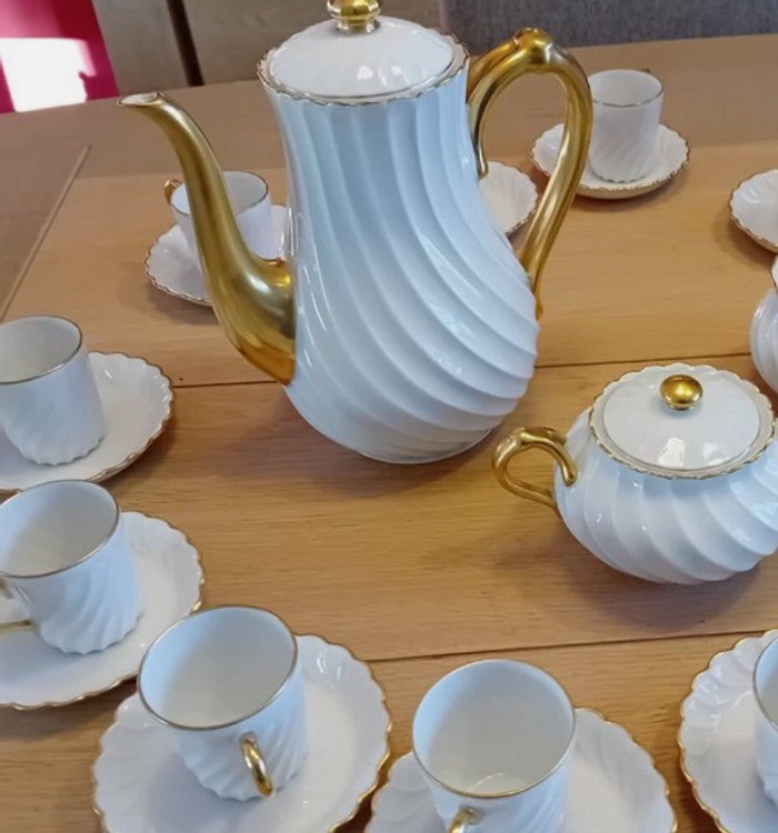 tasse à café blanche