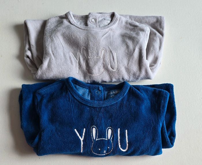 Lot de 2 pyjama 12mois