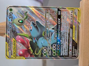 Celebi et florizarre gx SM167 alternative escouade - Pokémon promo Soleil & lune FR