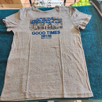T-shirt Bizzbee gris taille M motif good times