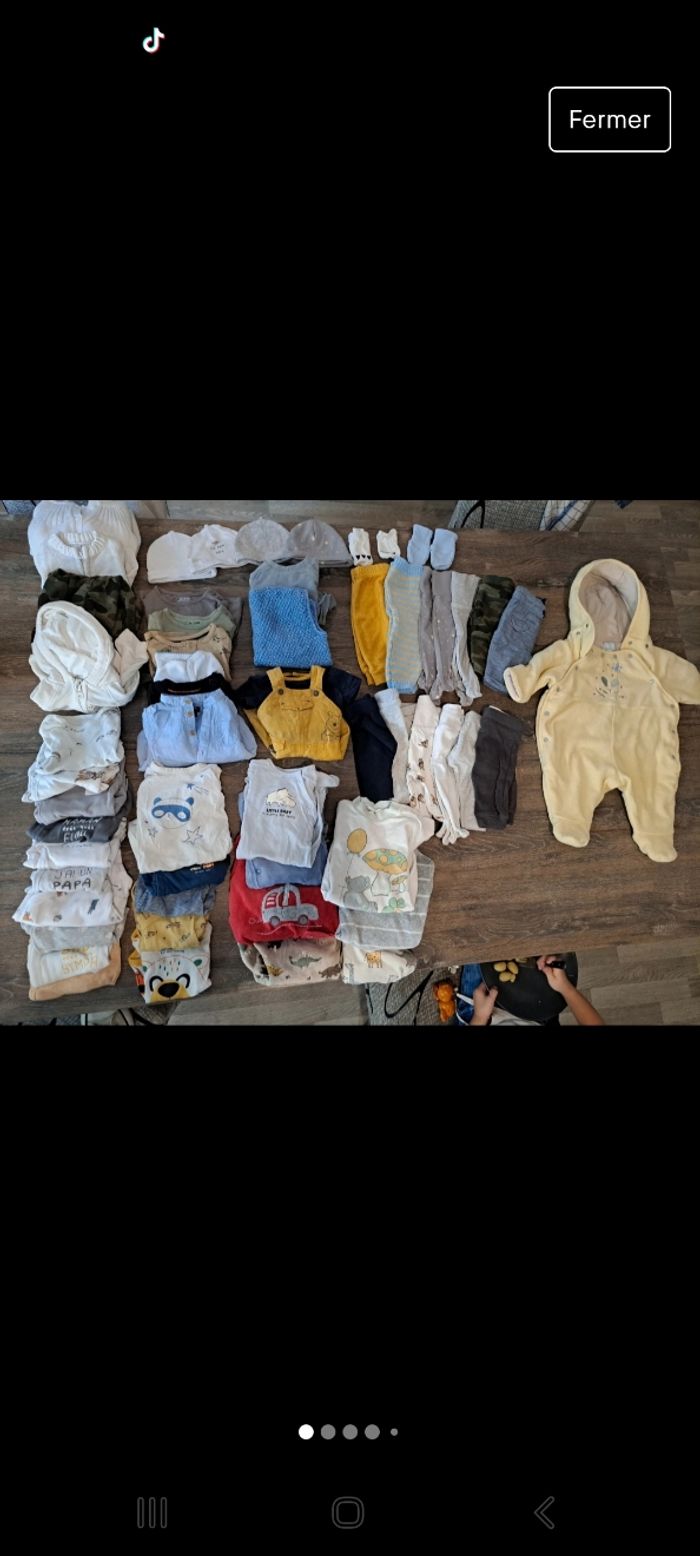 Lot vêtement garçon 1 mois - photo numéro 5
