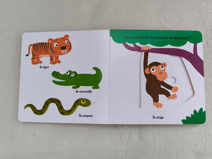 Livre Kididoc Mon imagier des animaux sauvages Nathan - photo numéro 5