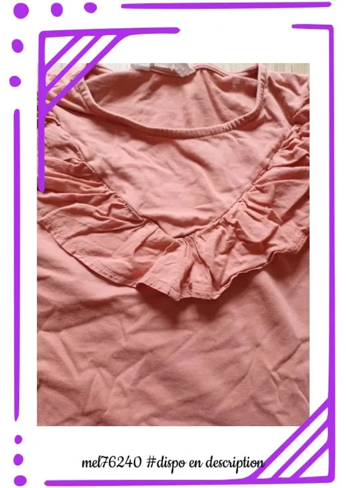 T-shirt avec volants - photo numéro 3