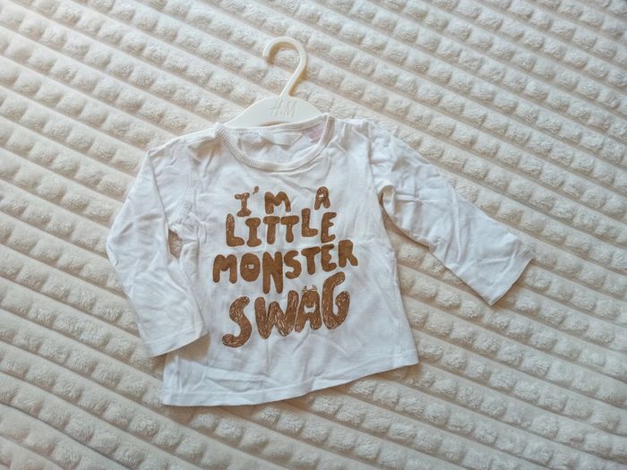 Tshirt ML garçon 6/9mois 🤎💙