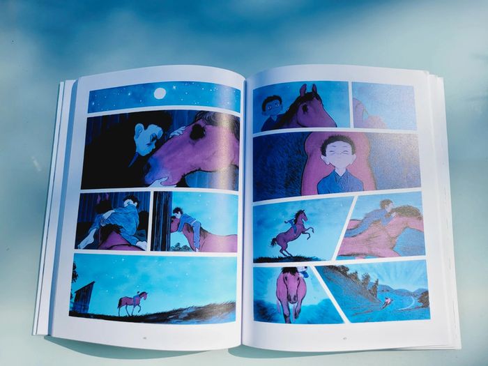 Livre enfant couverture souple Tempête au Haras, l'école des loisirs (11) - photo numéro 5