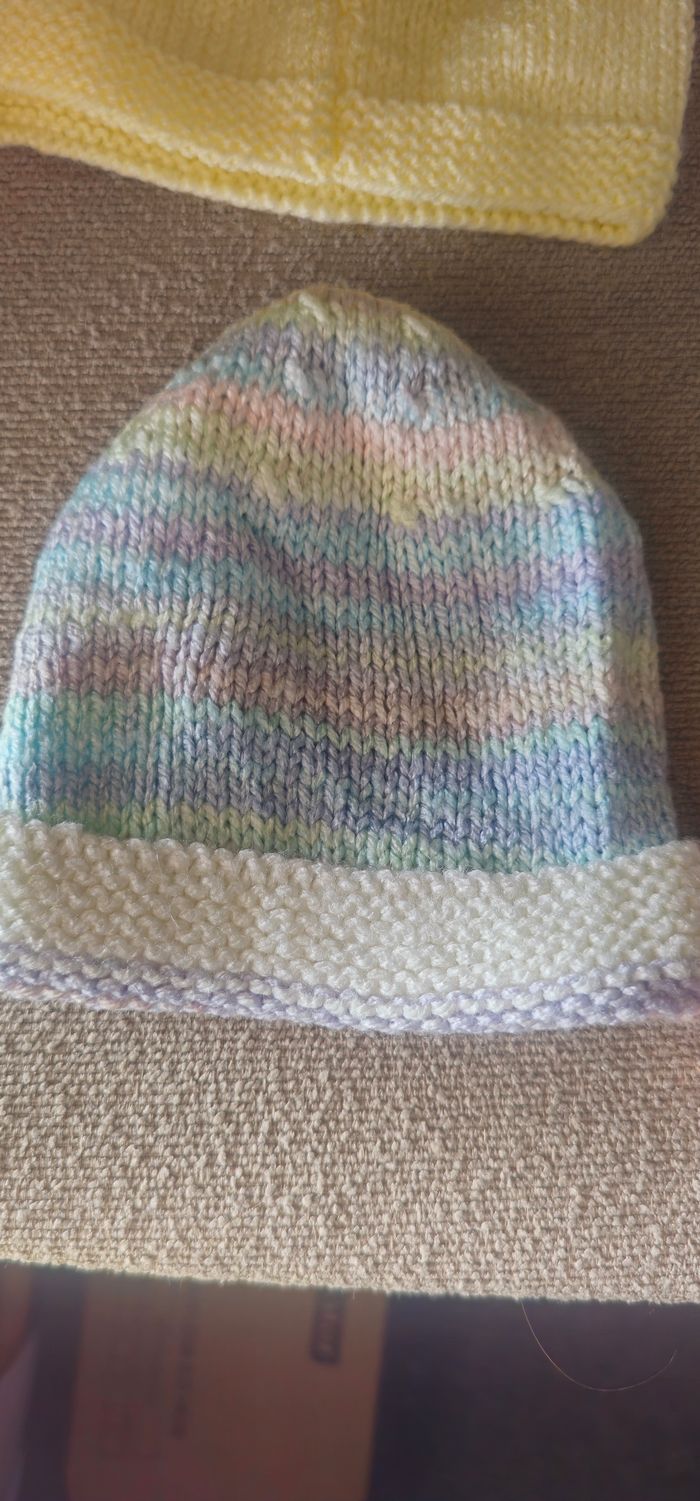 Lot Bonnet naissance - photo numéro 3