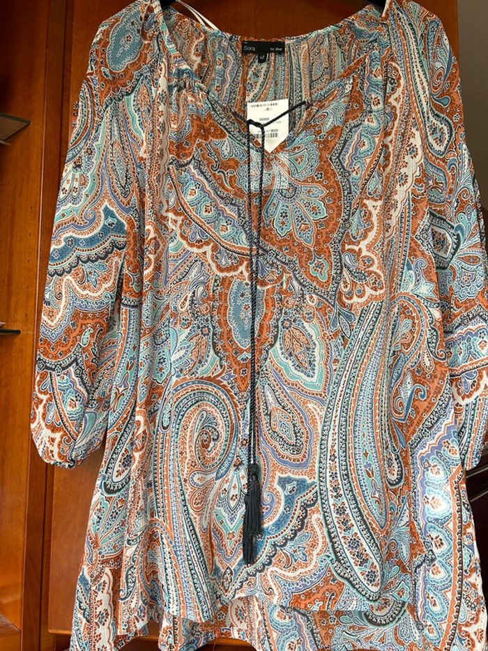 Blouse ouverte aux épaules 42 JBC neuve
