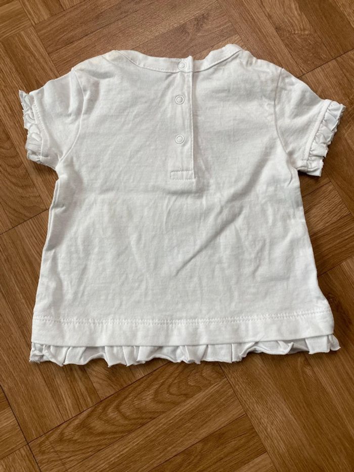 T-shirt manches courtes 3 mois Minnie de Disney - photo numéro 3