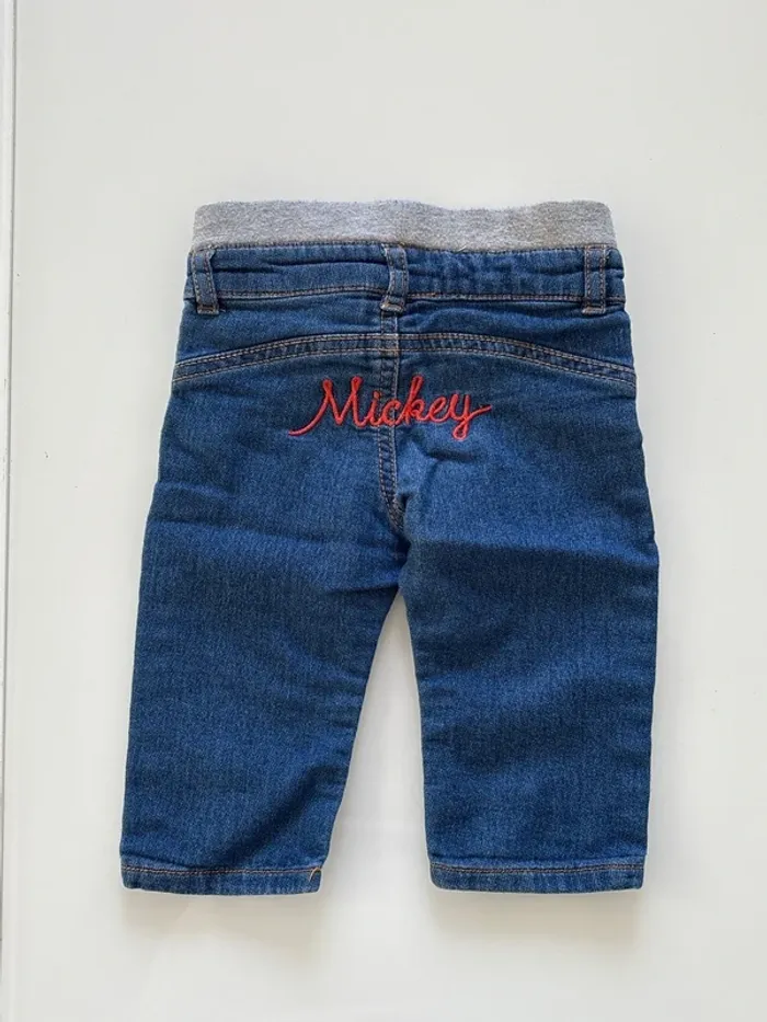 Pantalon jeans Mickey Walt Disney - photo numéro 2