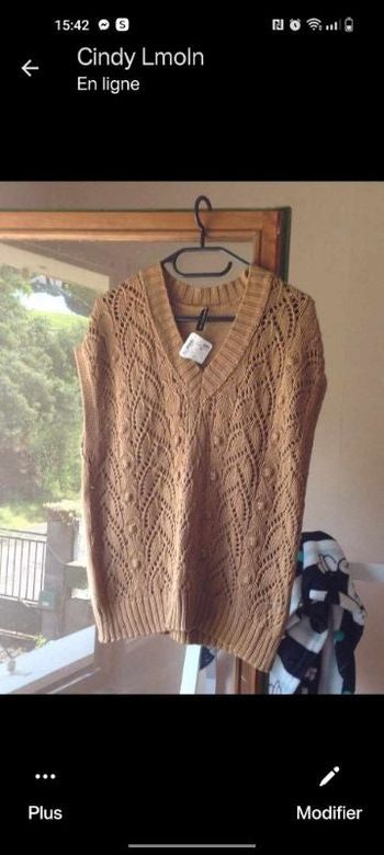 Pull sans manches
