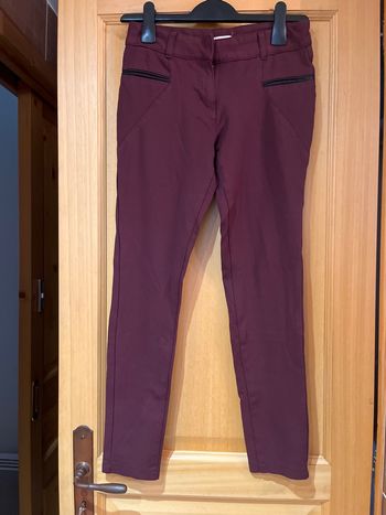Pantalon bordeaux 