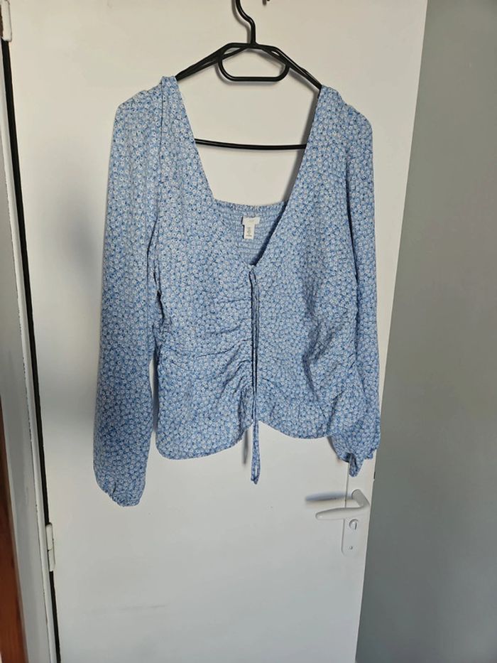 Blouse fluide à motif