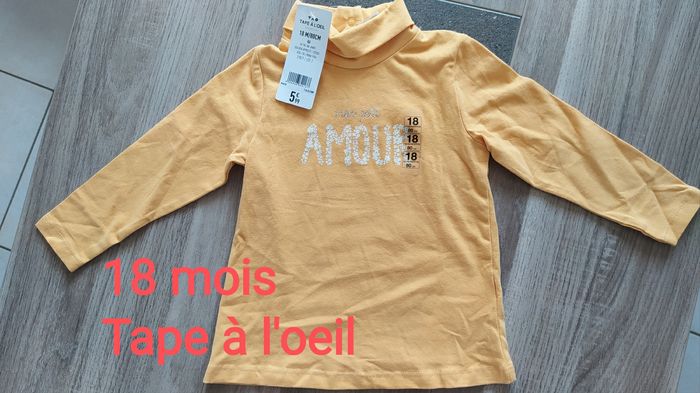 T -shirt manches longues 18 mois Tape à l'oeil