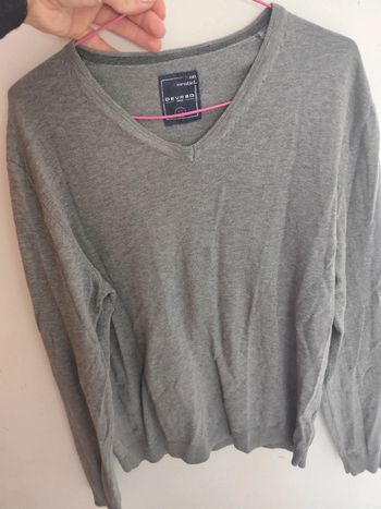 Pull col V homme M