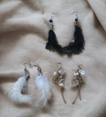 Lot de 3 paires de boucle d'oreille