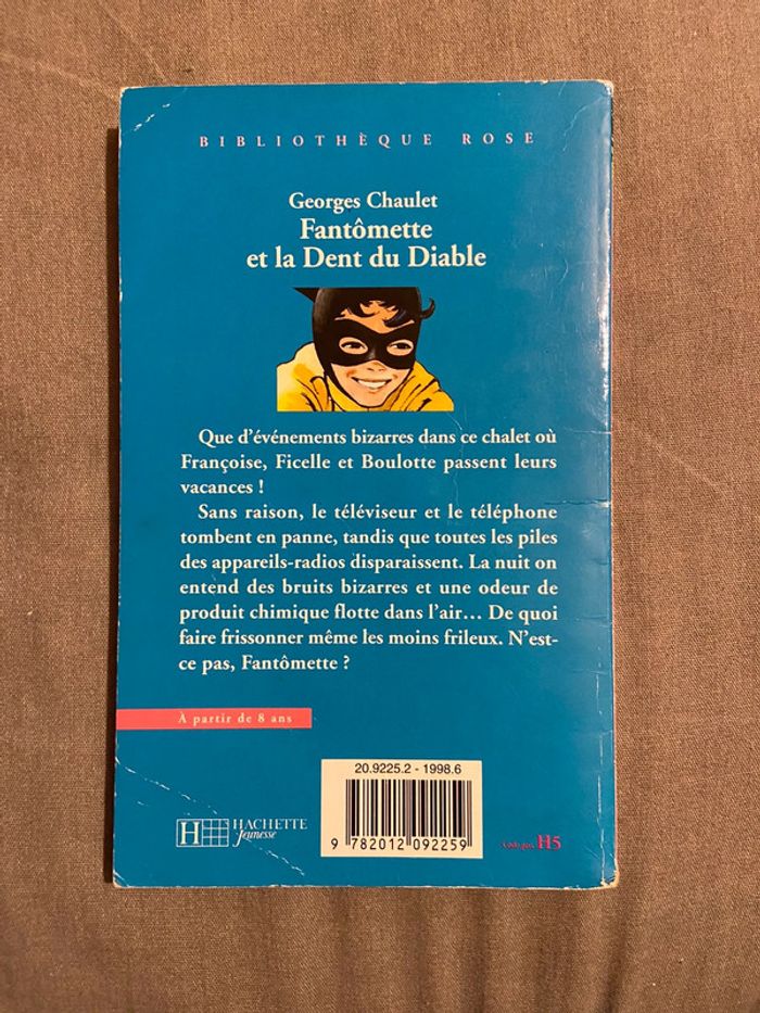 Livre Fantômette et la dent du diable - photo numéro 2