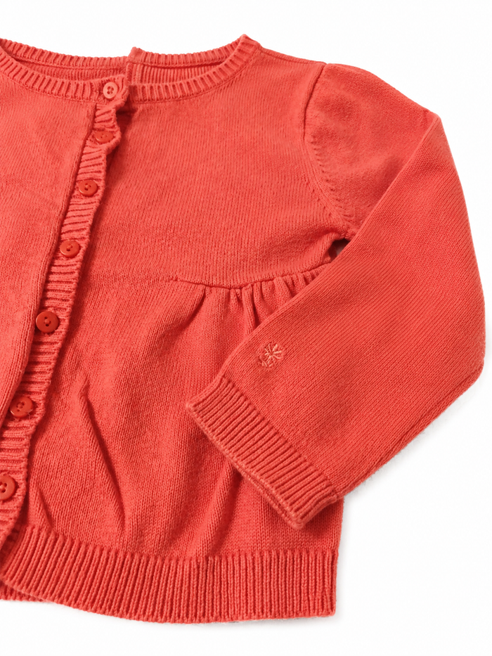Gilet saumon / corail. 24 mois / 2 ans, fille. Okaïdi. - photo numéro 2