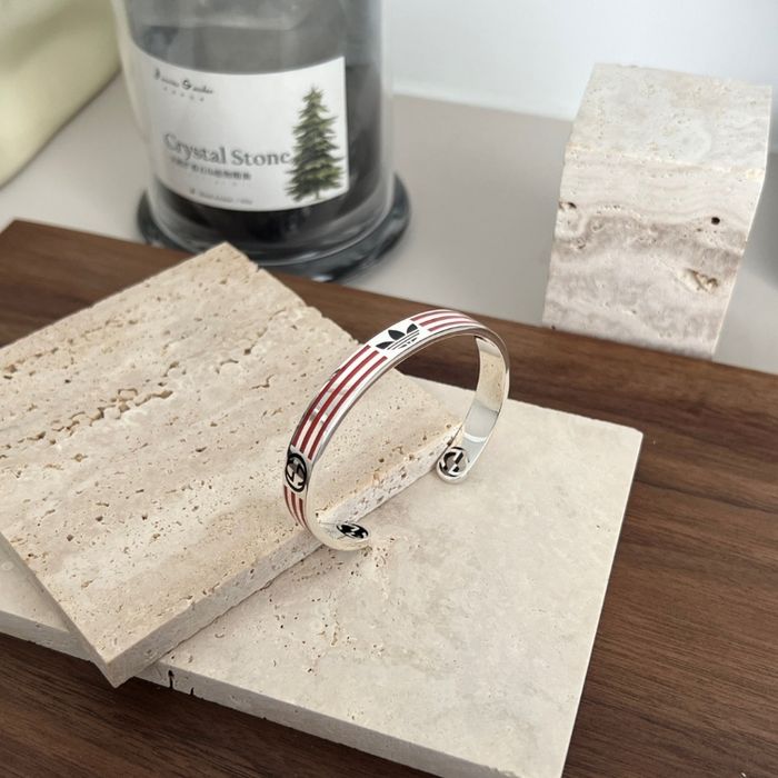 Bracelet Gucci/Adidas en argent sterling, orange - photo numéro 5