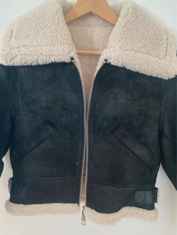 Blouson court double face - photo numéro 7