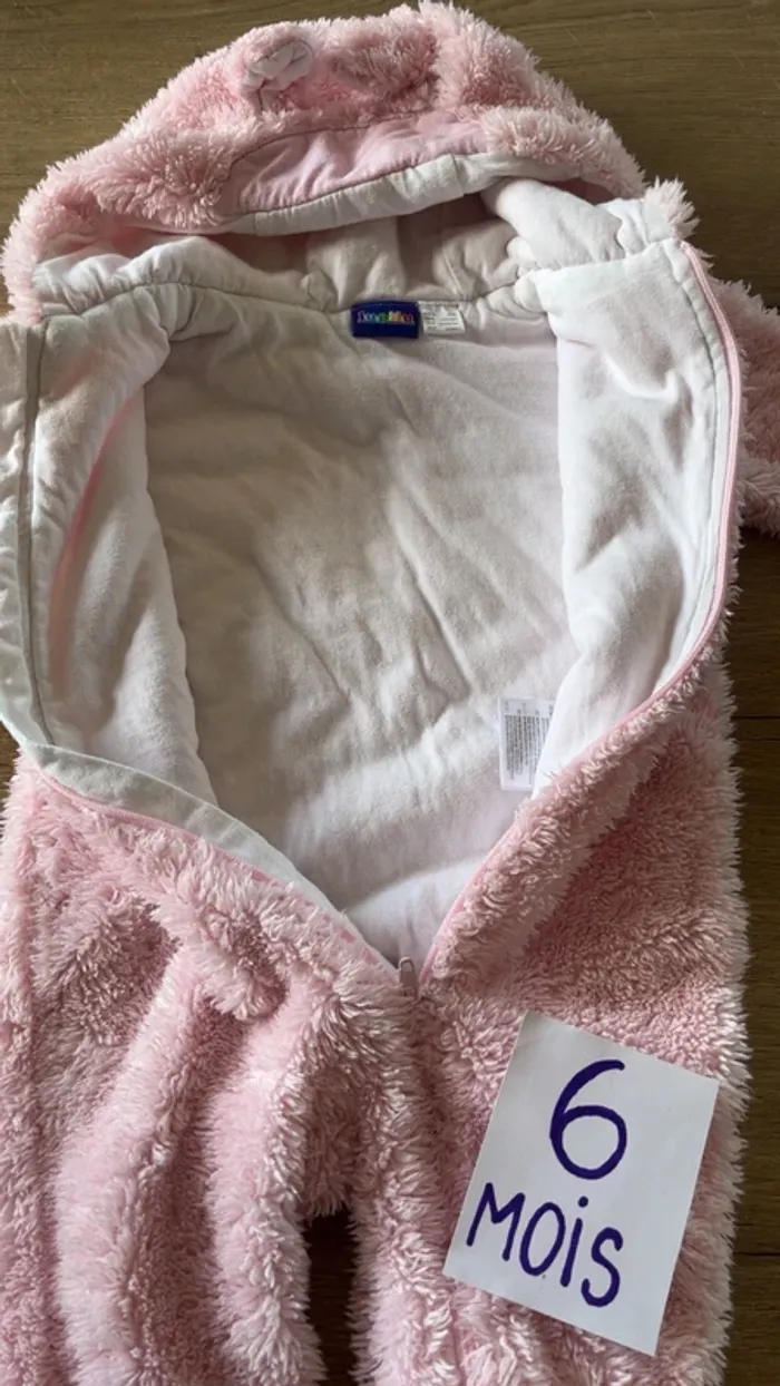 Combinaison polaire fille 6 mois - photo numéro 2