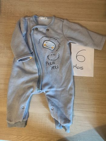 Pyjama chaud 6 mois