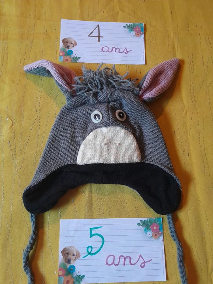 Bonnet Très épais Bourriquet / âne de 3 à 5 ans Mixte - photo numéro 3